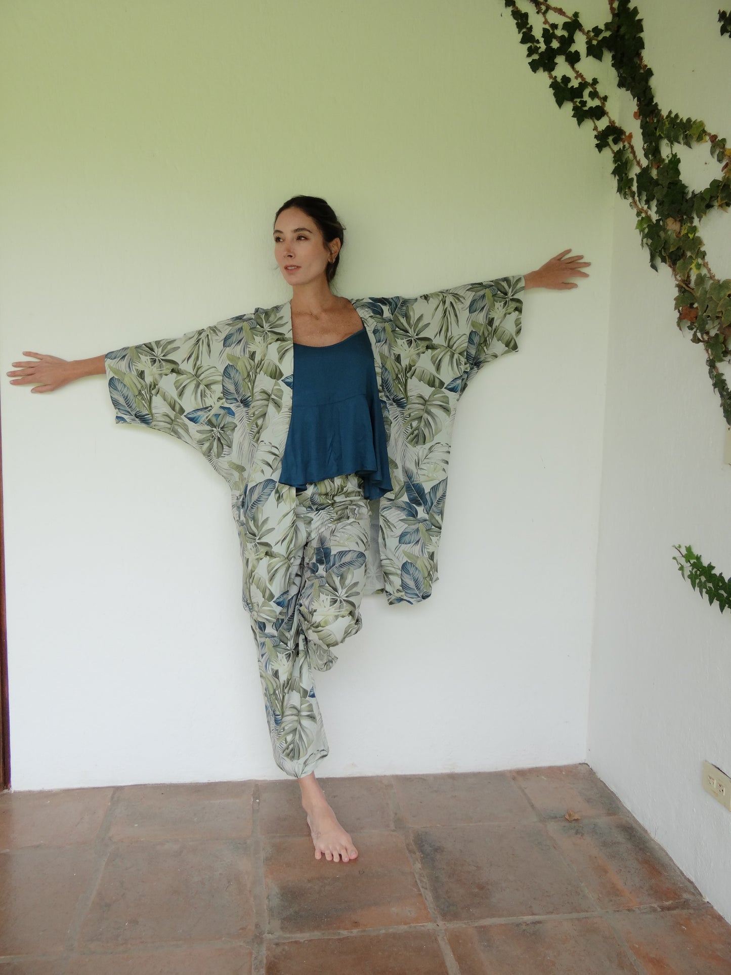 NATURA Kimono + Camisa + Pantalón
