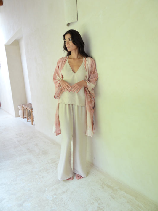 AROMA Kimono + Camisa + Pantalón