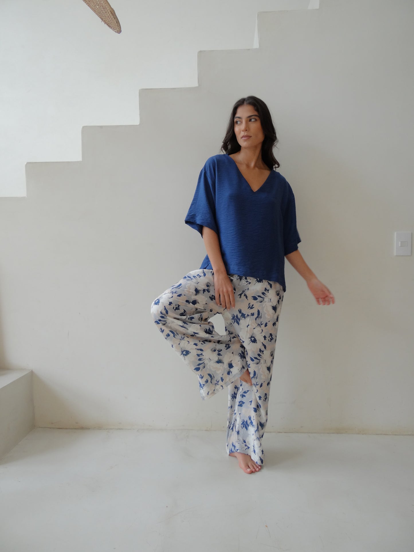 FLORA Camisa + Pantalón