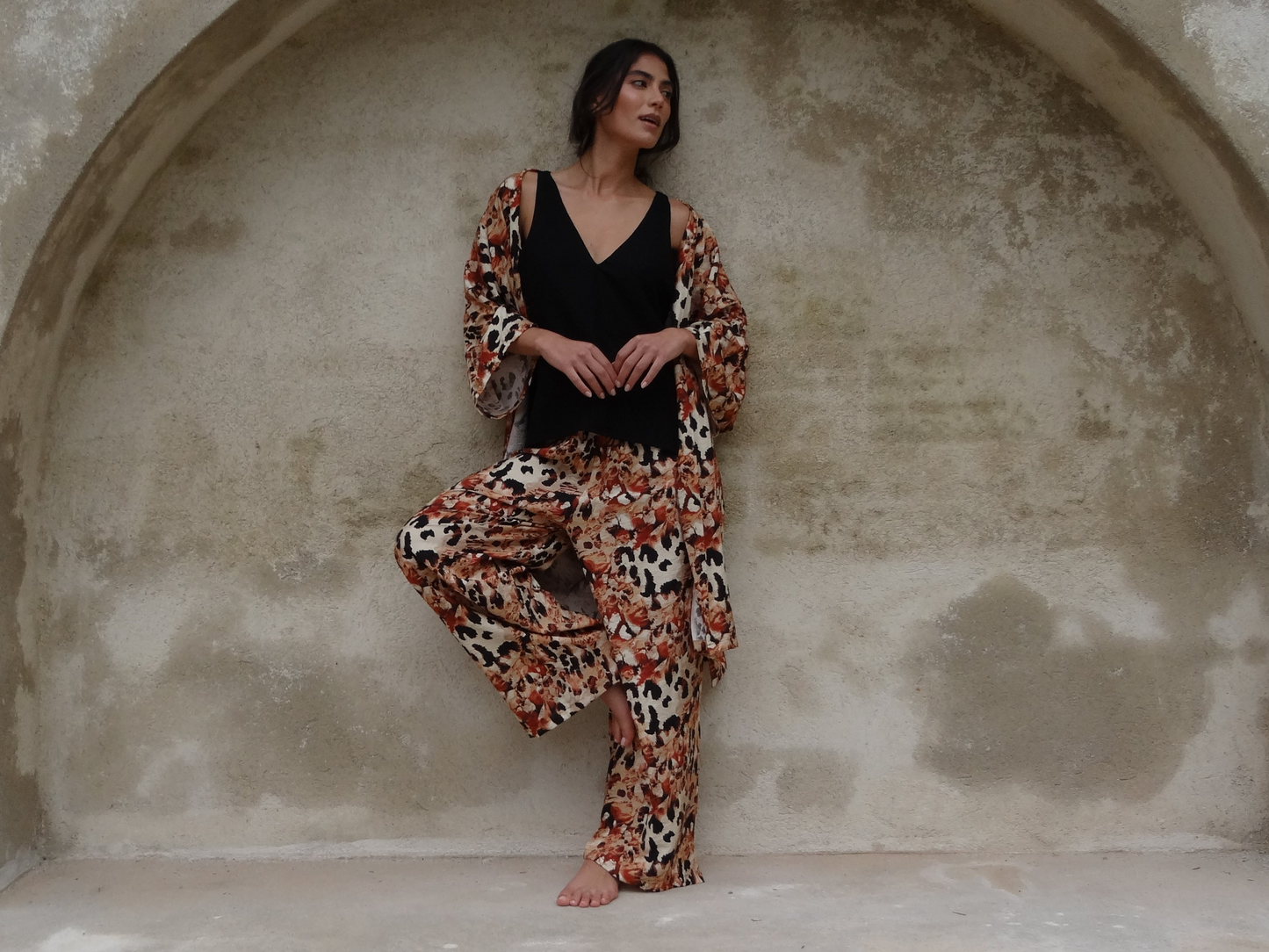 DUNA Kimono + Camisa + Pantalón