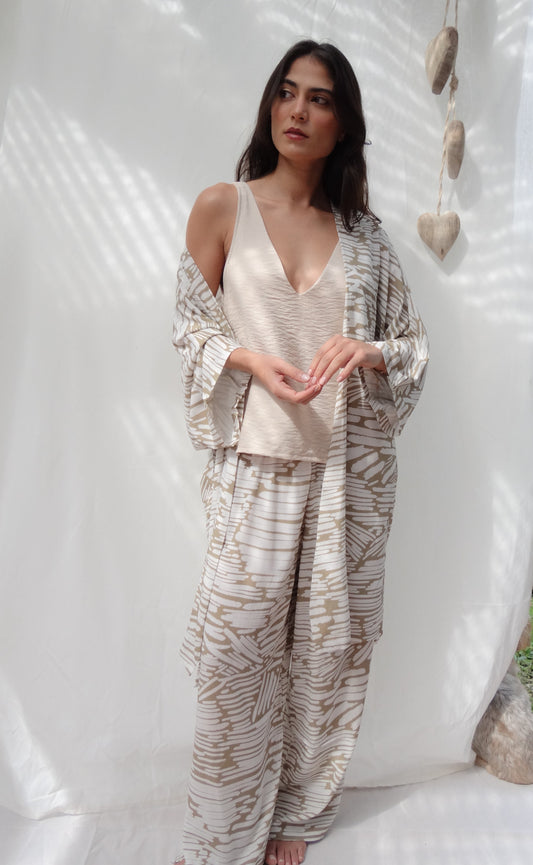 JADE Kimono + Camisa + Pantalón