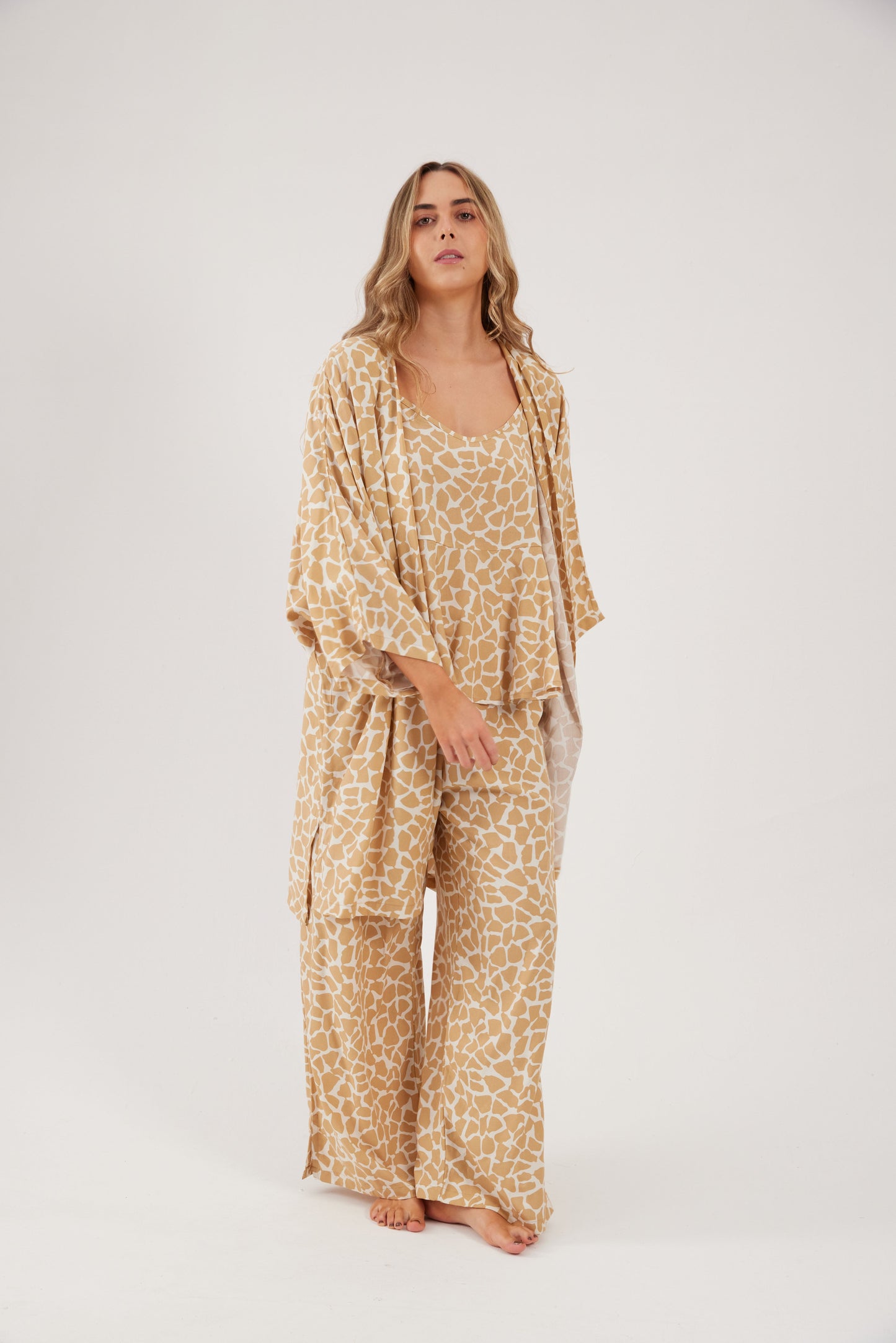 BRUMA Kimono + Camisa + Pantalón