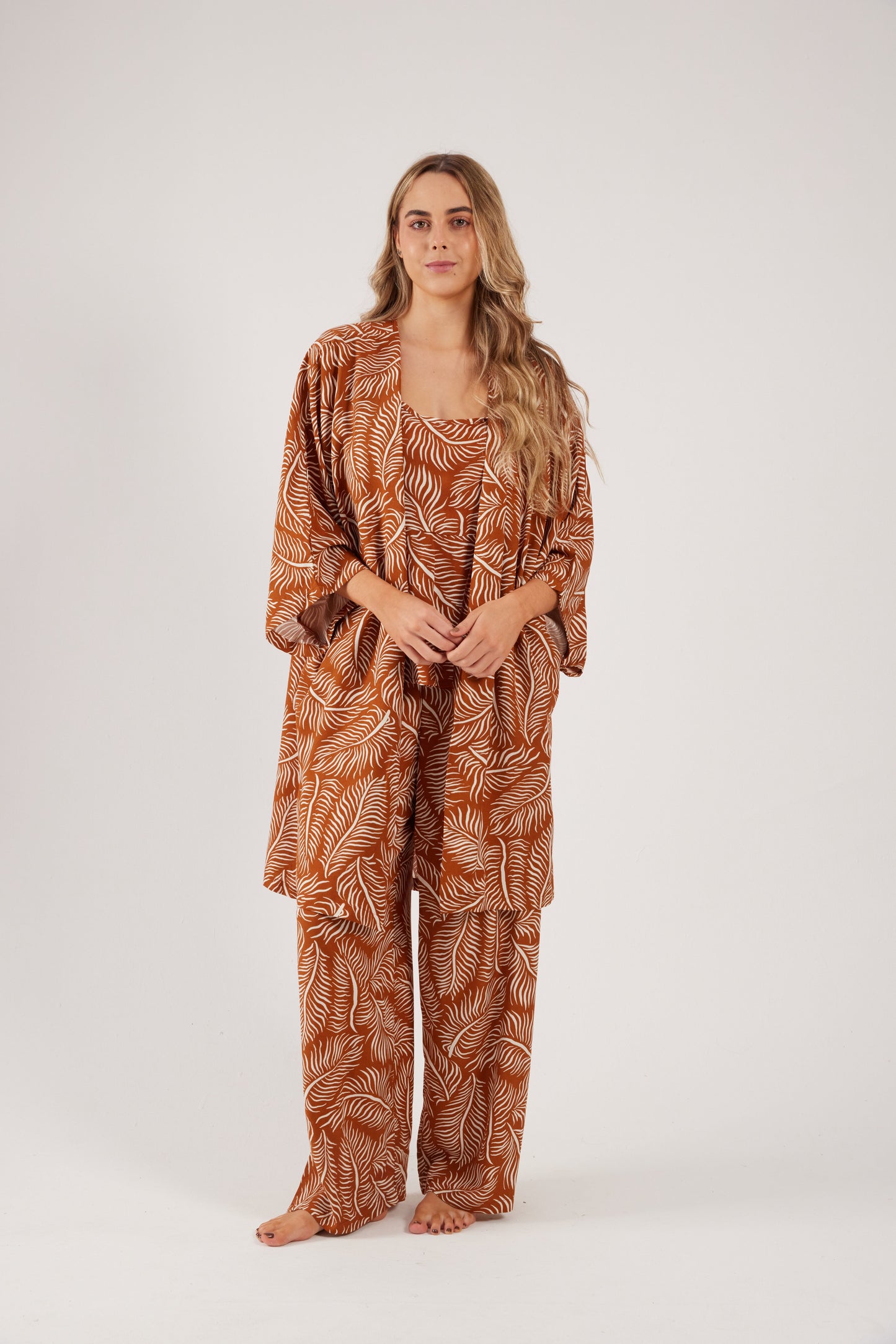 TERRA Kimono + Camisa + Pantalón