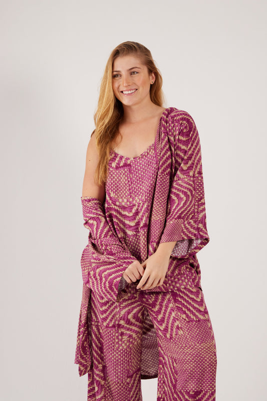 ALMA Kimono + Camisa + Pantalón