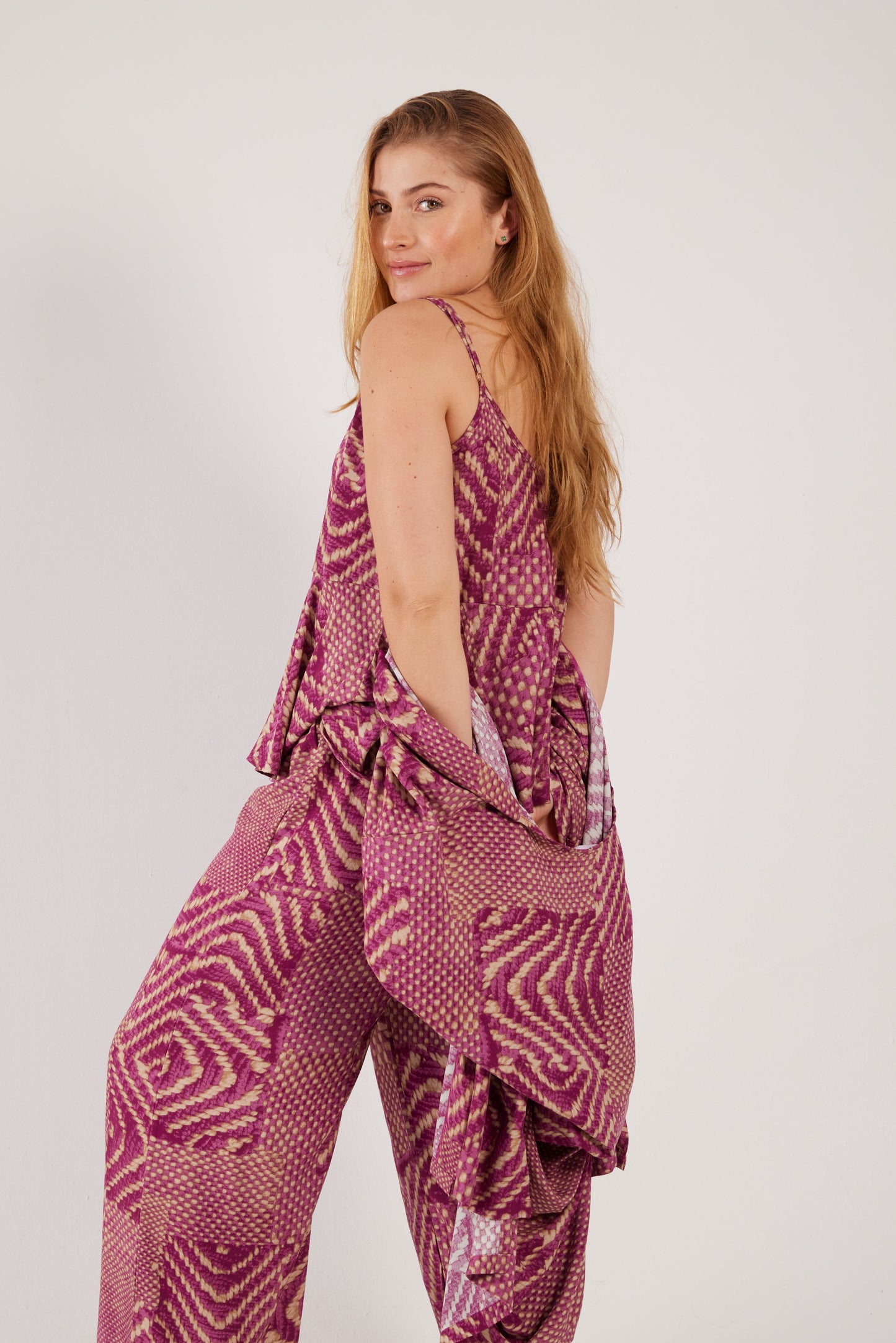 ALMA Kimono + Camisa + Pantalón