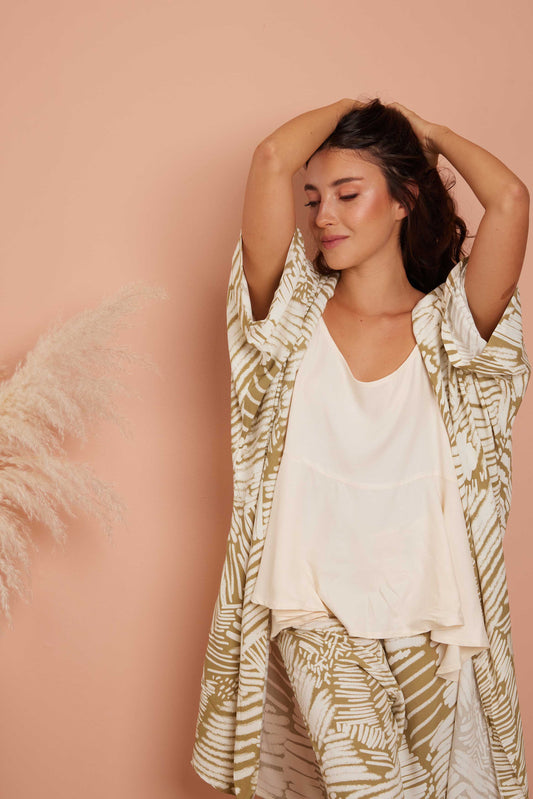 JADE Kimono + Camisa + Pantalón