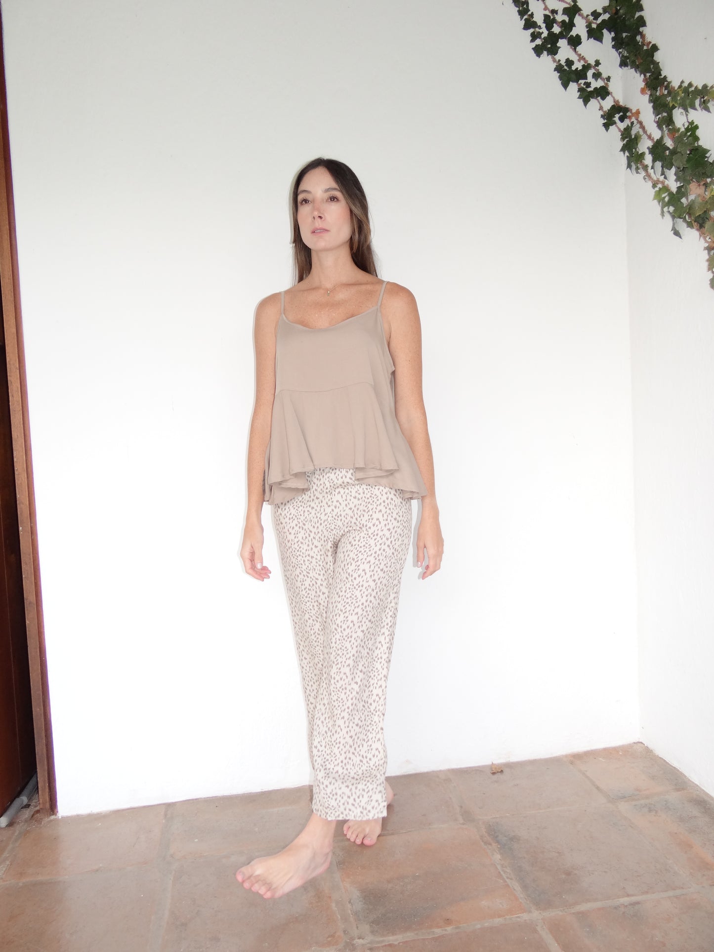 PRINT Camisa Tiritas + Pantalón