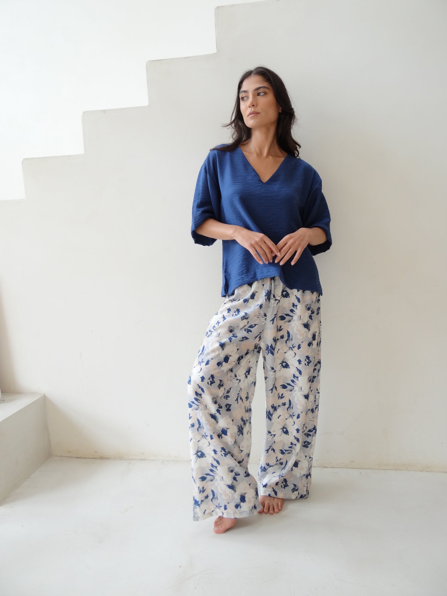 FLORA Camisa + Pantalón