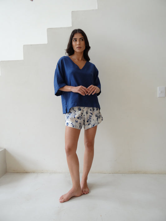 FLORA Camisa con Manga + Short