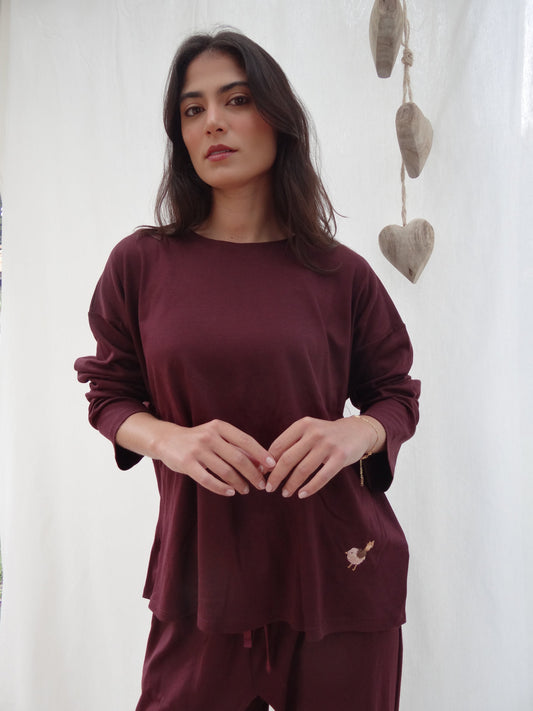 DOVE VINO Camisa + Pantalón