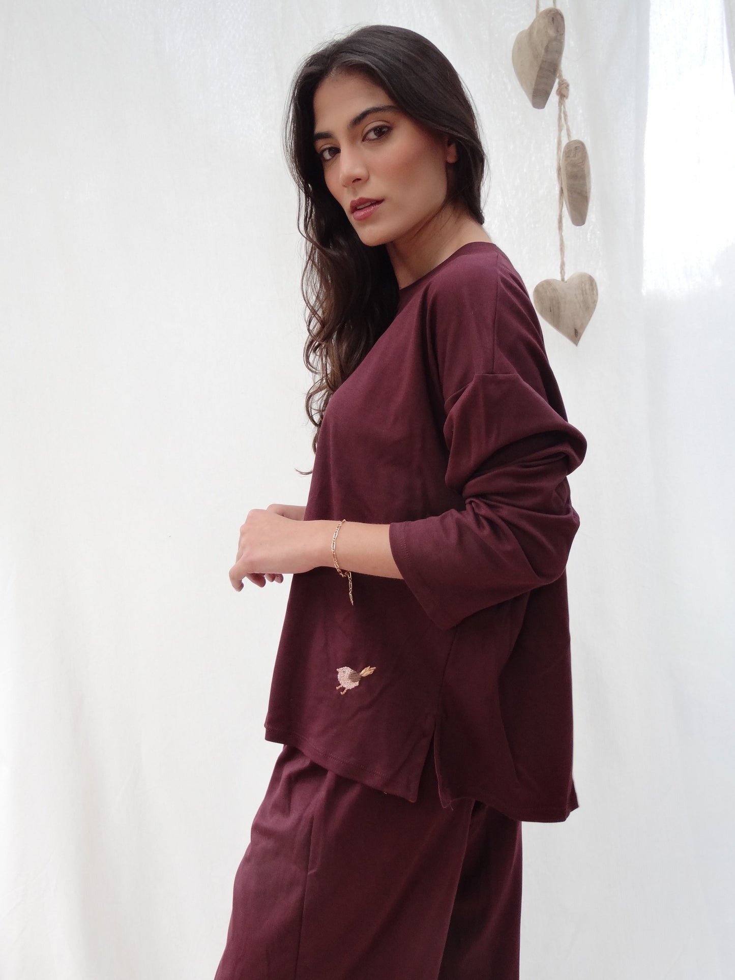 DOVE VINO Camisa + Pantalón