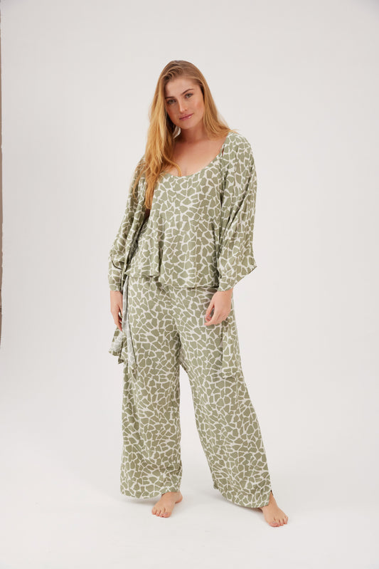 SERENA Kimono + Camisa + Pantalón