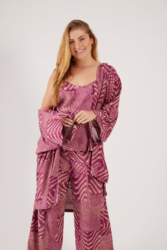 ALMA Kimono + Camisa + Pantalón