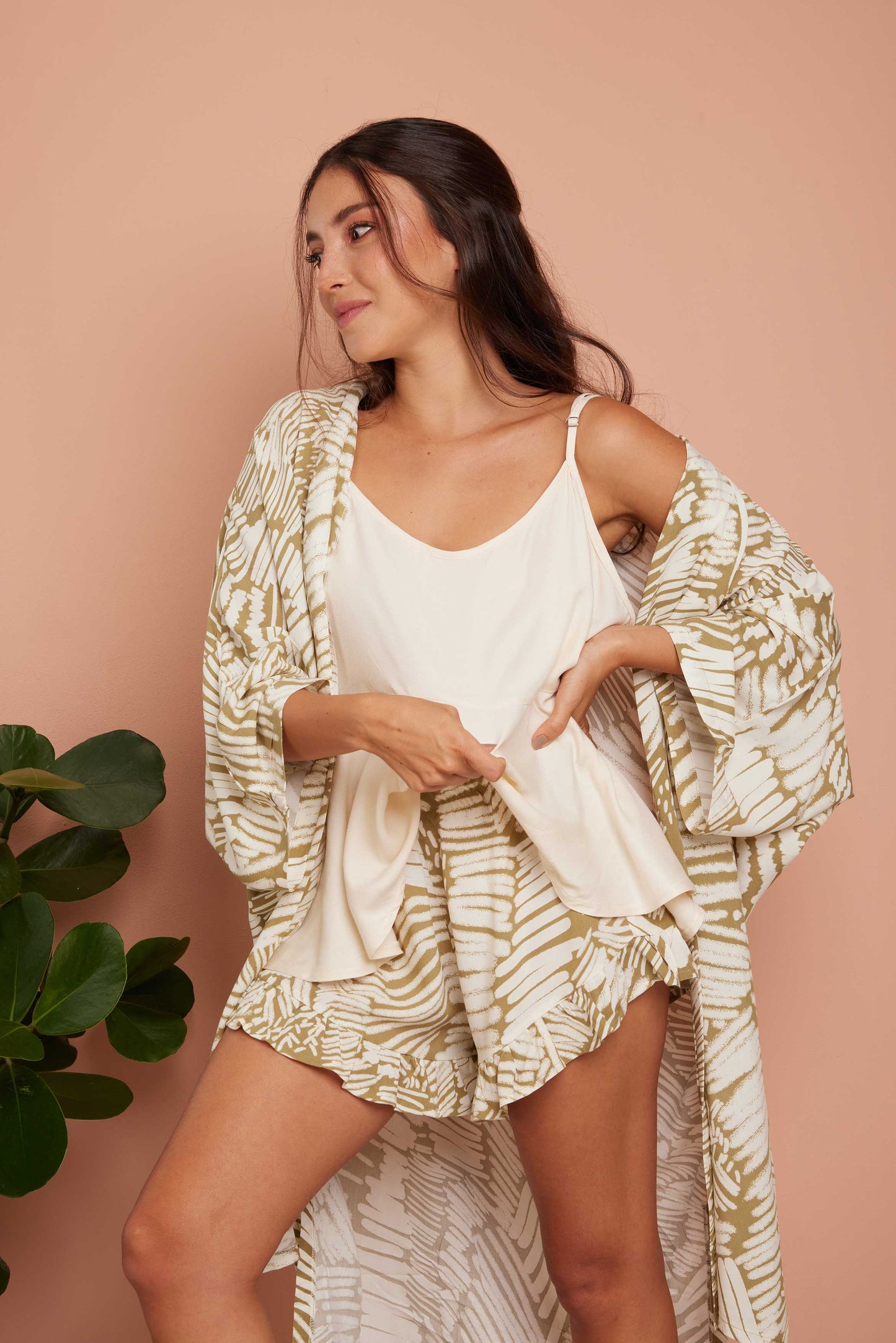 JADE Kimono + Camisa + Short