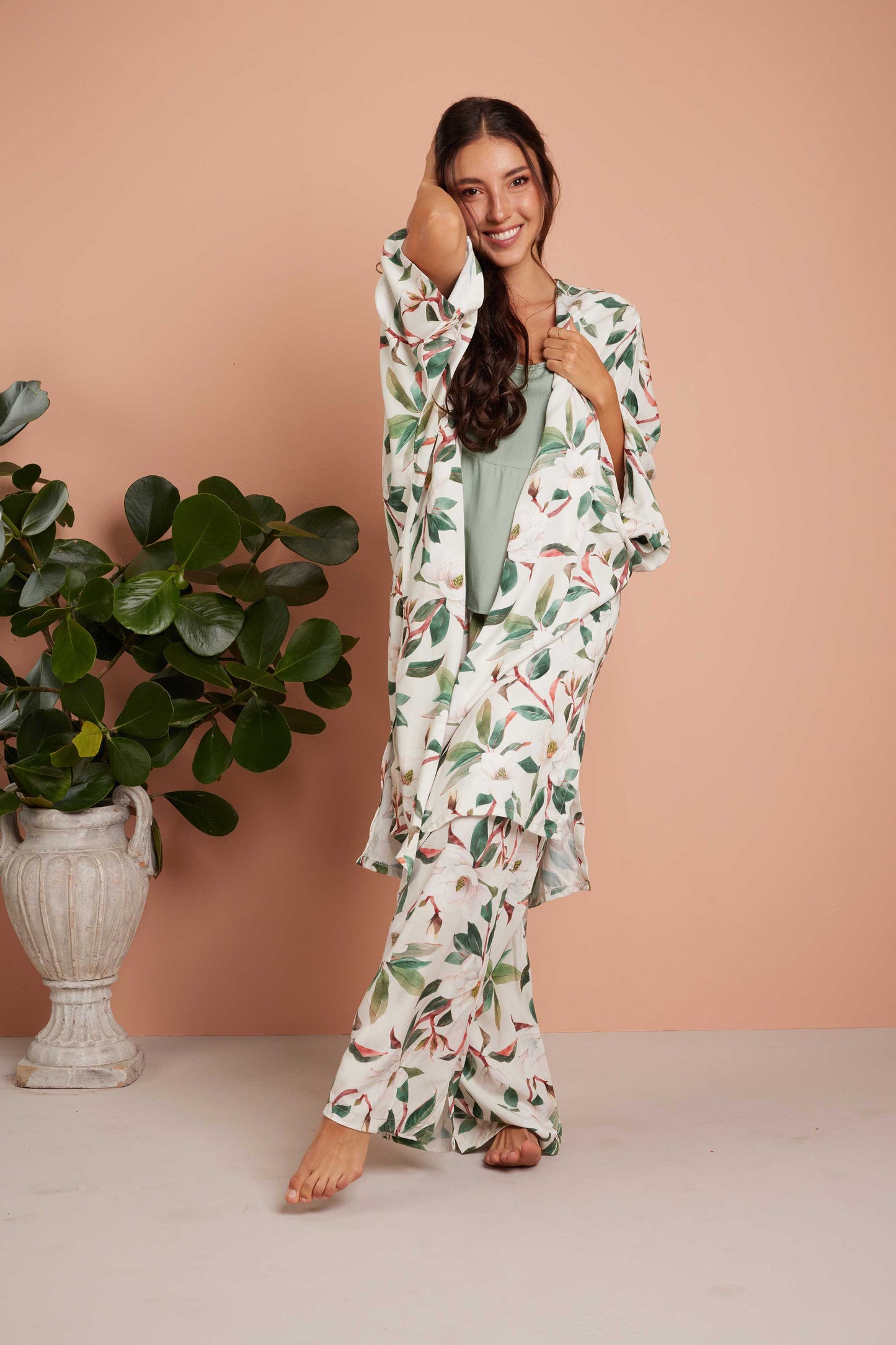 BONDI Kimono + Camisa Tiritas + Pantalón