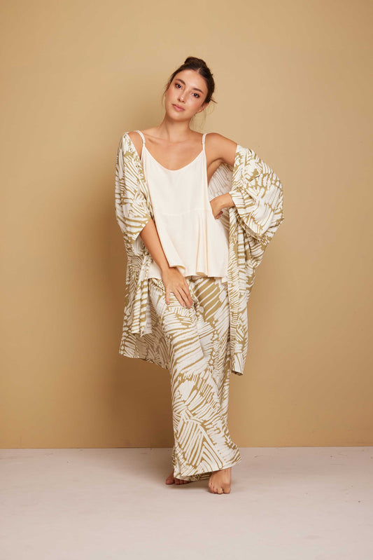 JADE Kimono + Camisa + Pantalón